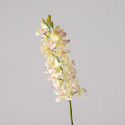 30 Inch Artificial Cymbidium Stems, 6 Pcs Silk Spring Flowers Bulk Pack