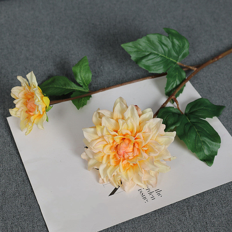 Dahlia Artificial Flower Stems 12 Inch 10 Pcs Bulk Floral Arrangements for Events