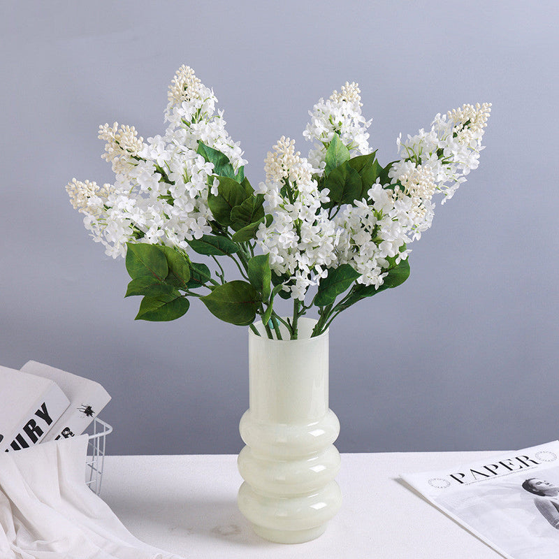 24 Inch Lilac Faux Silk Flower Stems, 10 Pcs Artificial Spring Flowers Bulk