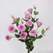 26.7 Inch Lisianthus Spray Stem 10 Pcs Real Touch Artificial Flowers Bulk