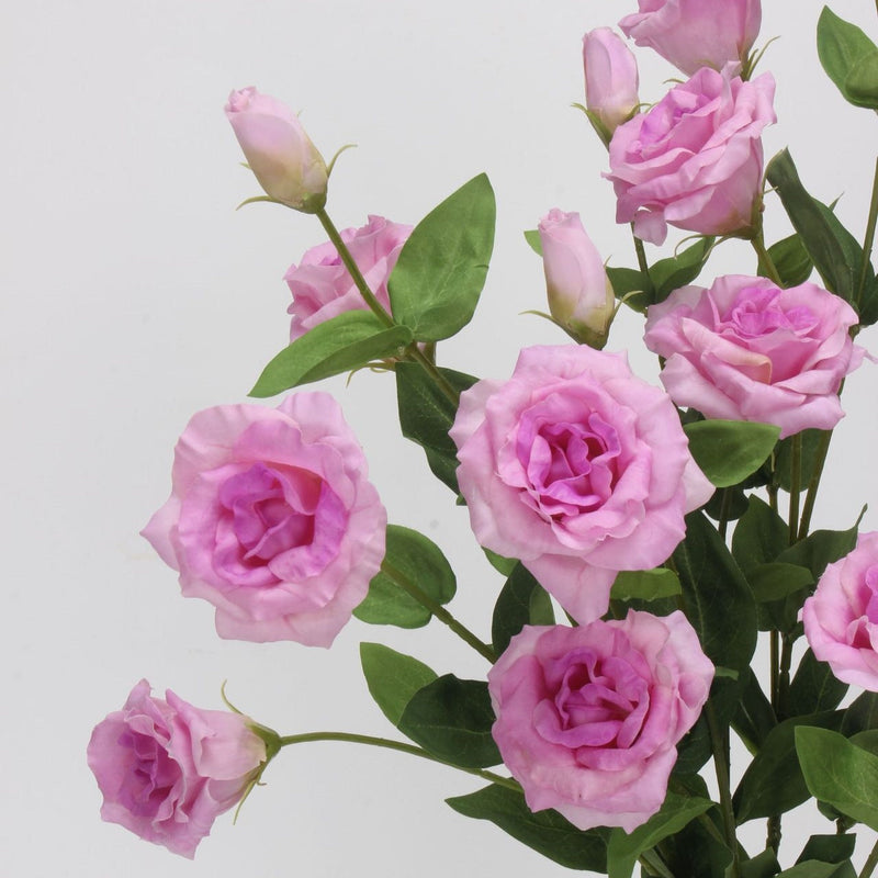 26.7 Inch Lisianthus Spray Stem 10 Pcs Real Touch Artificial Flowers Bulk