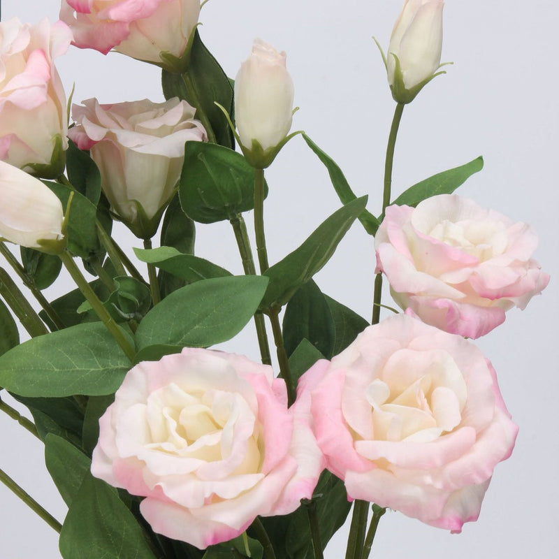 26.7 Inch Lisianthus Spray Stem 10 Pcs Real Touch Artificial Flowers Bulk