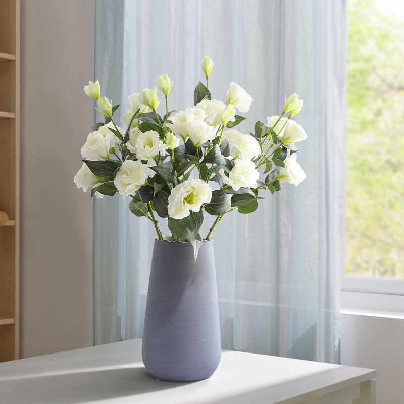 28 Inch Lisianthus Spray Stems 10 Pcs Artificial Silk Flowers Bulk