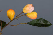 25 Inch Artificial Loquat Stems Spray Branches Twigs Bulk 25 Pcs