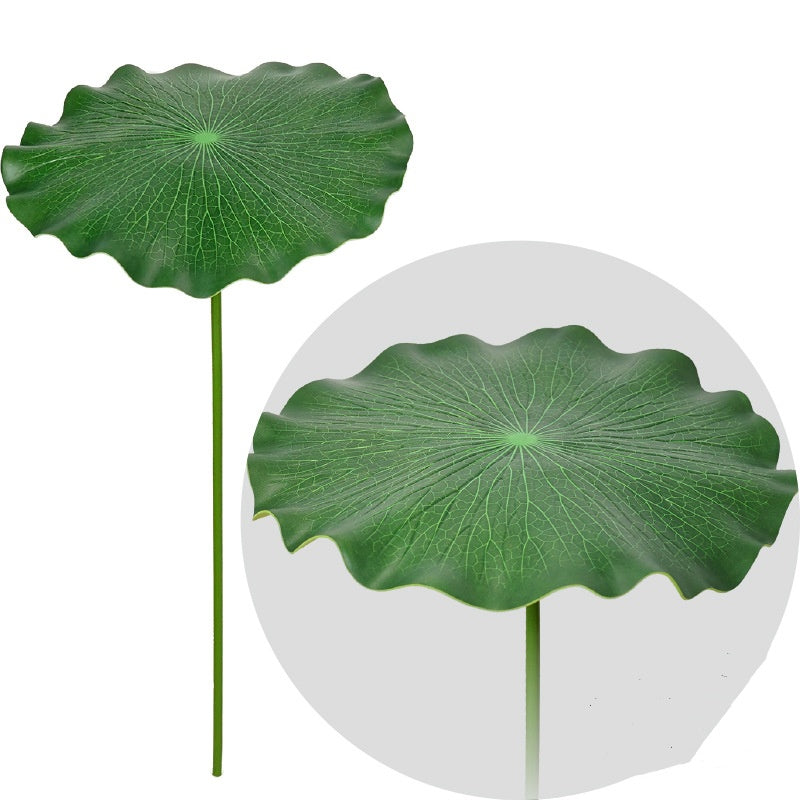 38.5 Inch Extra Large Lotus Stems with Leaves, 10 Pcs Artificial Flower Stems for Pool Landscaping
