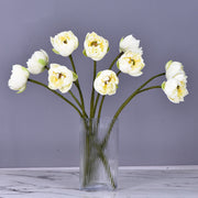 6 Pcs Artificial Lotus Flower Bouquet, 26.7 Inch Long Stems, Silk Lotus Arrangements