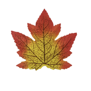 50 Pcs Artificial Maple Leaves Autumn Decorations for Thanksgiving Cake Presentation & Packaging