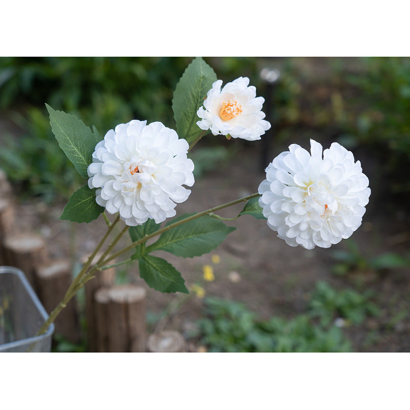 29 Inch Artificial Marigold Spray Stems Branches 10 Pcs Fall Flowers Bulk