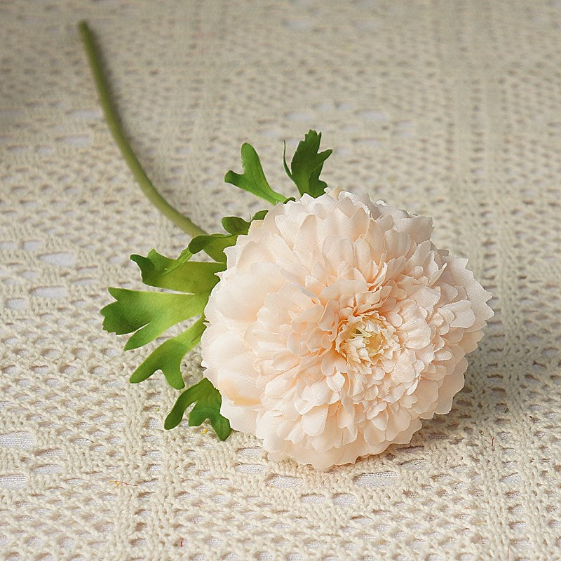 13 Inch Marigold Stems 10 Pcs Silk Artificial Flowers Autumn Decoration