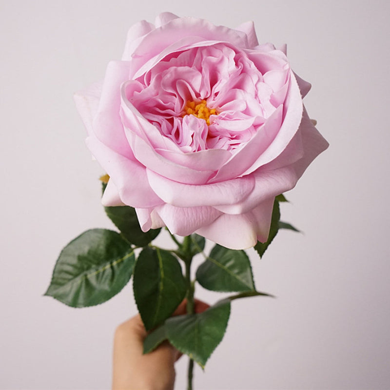 27 Inch Real Touch Silk Roses - 6 Stems Lifelike Artificial Flowers for Wedding and Home Decor