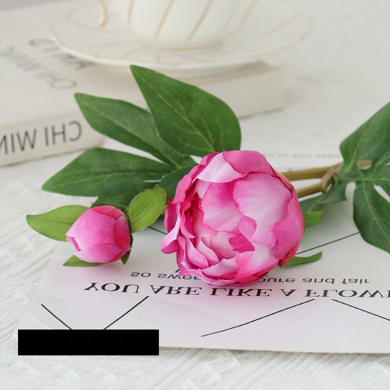 18.5 Inch Artificial Silk Peony Bud Stems, 10 Pcs Lifelike Flowers for Wedding Decor, Home Arrangements, DIY Bouquets