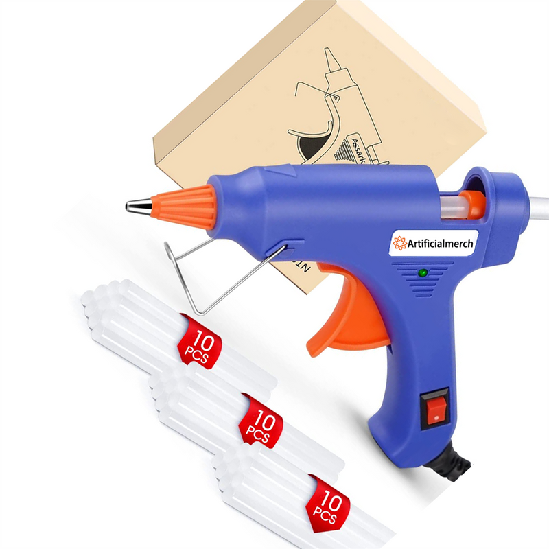 Hot Glue Gun with 10 Glue Sticks for Crafts DIY Arts and Crafts Projects