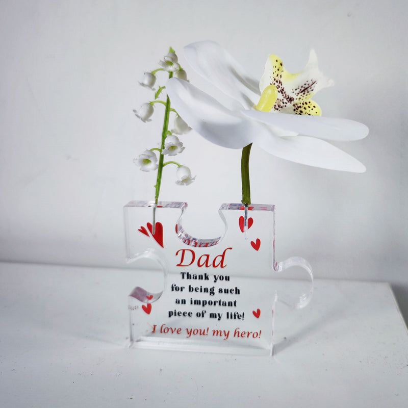 Artificial Floral Sympathy Gifts 12 Pcs Acrylic Heart Memorial Remembrance Bereavement Tokens for Loss of Loved One