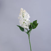 24 Inch Lilac Faux Silk Flower Stems, 10 Pcs Artificial Spring Flowers Bulk