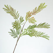 2 Pcs 35 Inch Extra Long Faux Mimosa Artificial Flower Stems Bulk