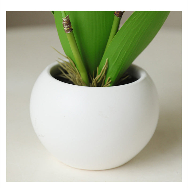 Mini Artificial Lily of the Valley Flowers in Vase, Soft Rubber, Bulk Wholesale, Small Decorative Bonsai