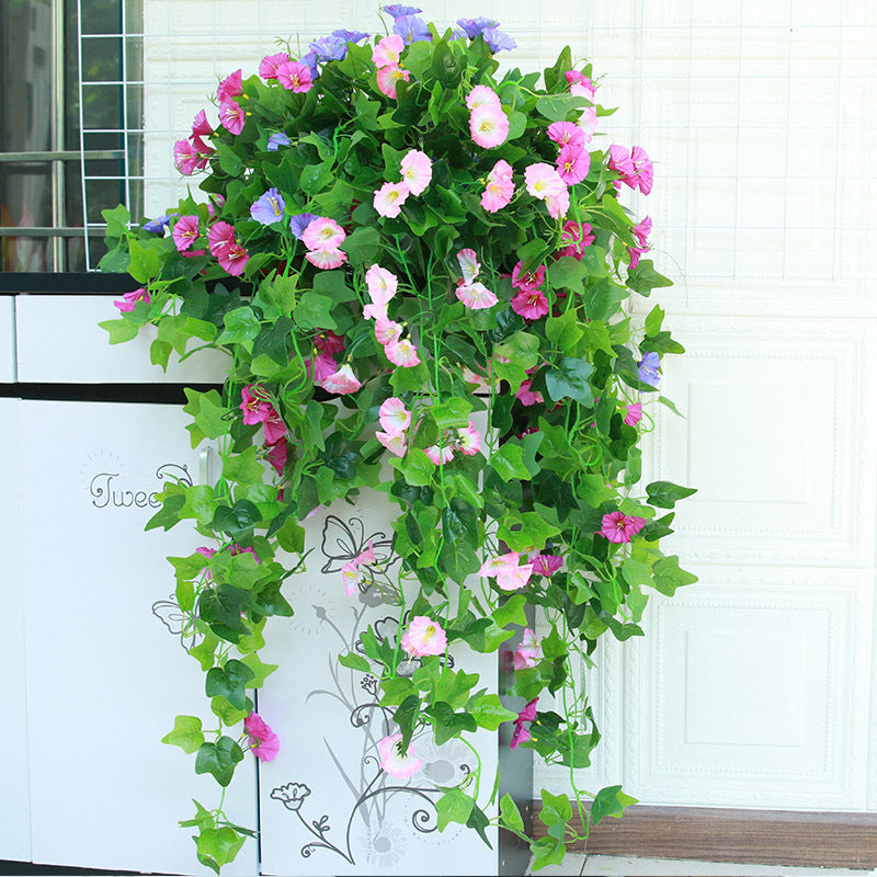 39 Inch UV Resistant Artificial Morning Glory Flowers for Outdoors Bulk Wholesale