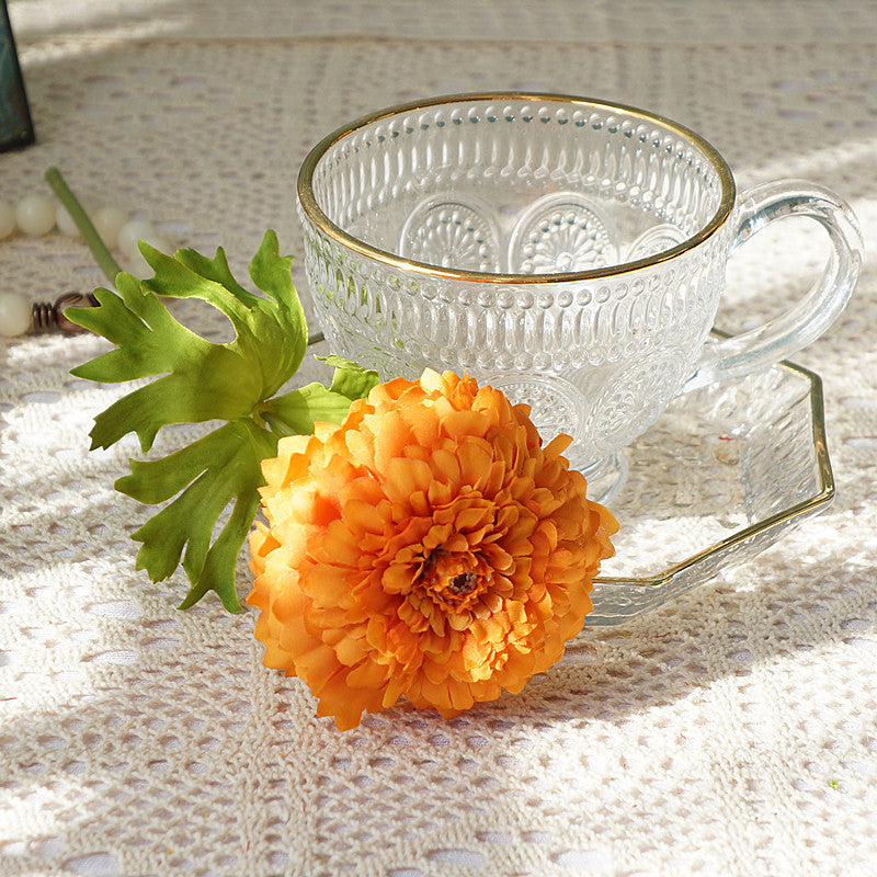 13 Inch Artificial Mum Stems 10 Pcs Fall Flowers Bulk Silk