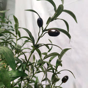 2 Pcs Large Artificial Olive Tree Plants 36 Inch UV Resistant Realistic Trunk Potted Trees