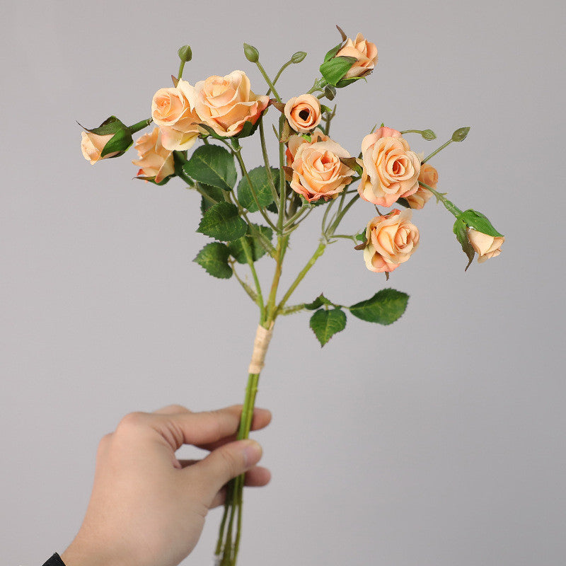 15 Inch Artificial Bubbles Spray Roses 10 Stems Bulk Wedding DIY Silk Flowers