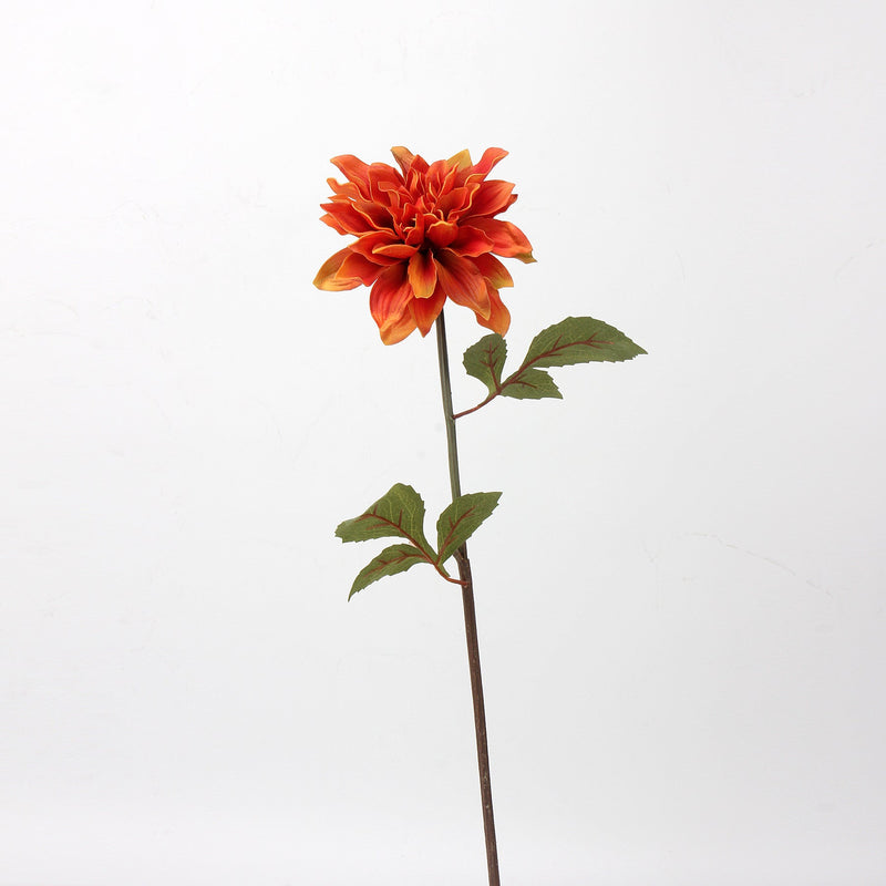 21 Inch Dahlia Artificial Flower Stem Spray, Real Touch, Bulk Quantity