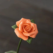 Porcelain Rose Flower Stems 10 Pcs Ceramic Craft Floral Decoration Bulk