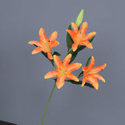 29 Inch Artificial Silk Tiger Lily Spray Stems Bulk Pack