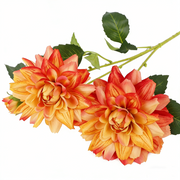 29 Inch Large Real Touch Dahlia Artificial Silk Flower for Wedding Home Decor