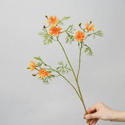 27 Inch Coreopsis Stems Spray 10 Pcs Artificial Real Touch Flowers Bulk