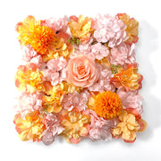 15 x 15 Inch 3D Silk Rose Flower Wall Panels Bulk Floral Decorative Panels