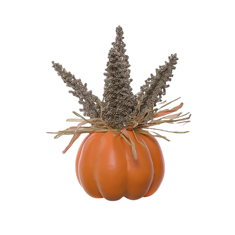 10 Pcs Artificial Pumpkin Flower Arrangements Harvest Festival Decorations Bulk