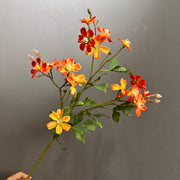 29.5 Inch Silk Mum Spray Euryops Stems 6 Pcs Artificial Autumn Floral Decoration