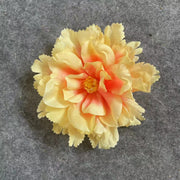 50 Pcs Artificial Hibiscus Flower Heads for Crafts Bulk Faux Silk Floral Supplies