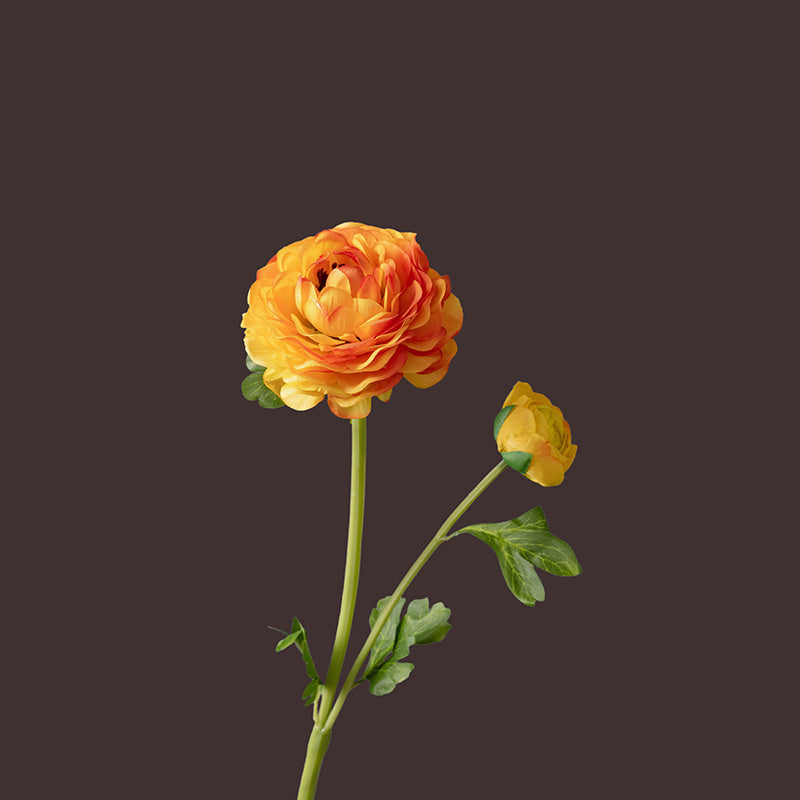 20 Inch Ranunculus Stems 10 Pcs Artificial Silk Flowers for Wedding Home Decoration