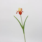 21.5 Inch Artificial Iris Stems 10 Pcs Real Touch Silk Flowers Bulk Wholesale