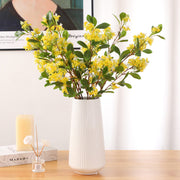 30 Inch Osmanthus Flower Branch Stem 1 Pc Artificial Silk Mayflower Spring Bloom