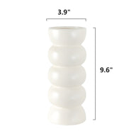 Bulk Ceramic Flower Vase Ribbing Modern Unique Home Party Decor Wholesale