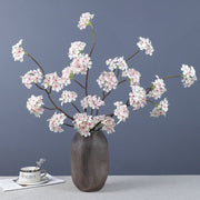 35 Inch Artificial Silk Pear Blossom Stems, 10 Pcs Extra Long Spring Flowers