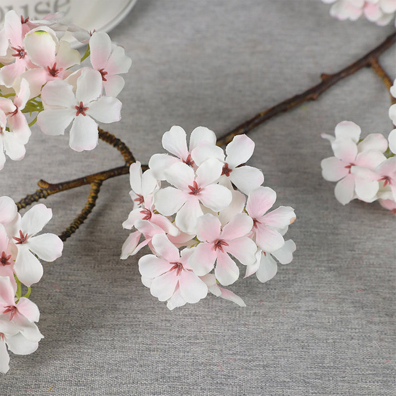 35 Inch Artificial Silk Pear Blossom Stems, 10 Pcs Extra Long Spring Flowers
