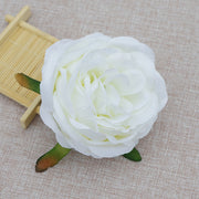 Peony Flower Heads Bulk, 10 Pcs Artificial Silk Flowers for DIY Cake Decorations, Floral Arrangements, Bouquets