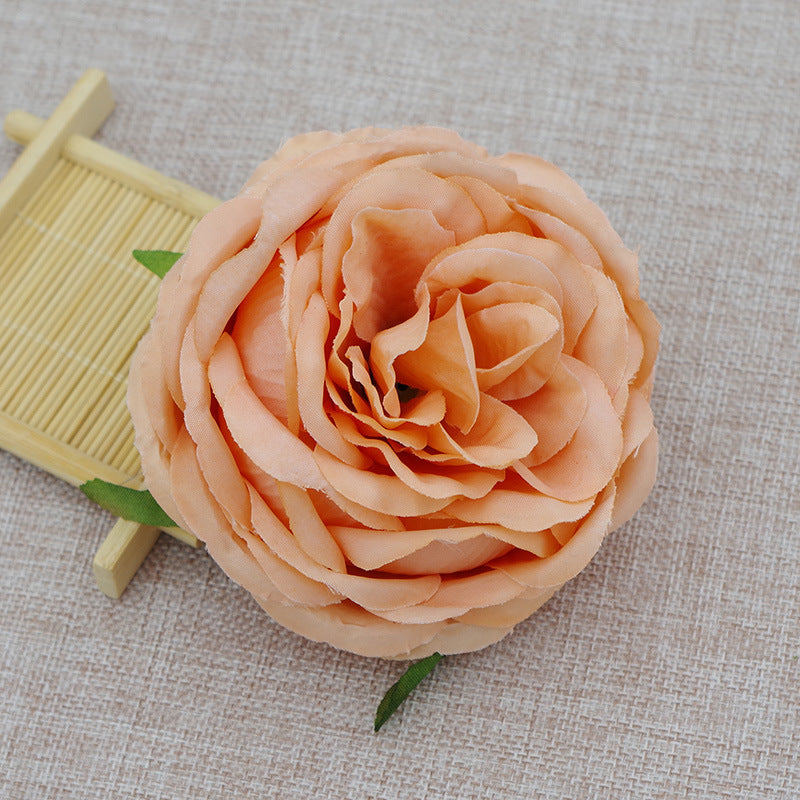Peony Flower Heads Bulk, 10 Pcs Artificial Silk Flowers for DIY Cake Decorations, Floral Arrangements, Bouquets