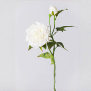 Real Touch Peony Flower Stem 25.6 Inch Artificial Silk Bloom