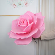 23.6 Inch Giant Artificial Rose Stems 10 Pcs Large PE Foam Flowers for Wedding Backdrops and Event Decor