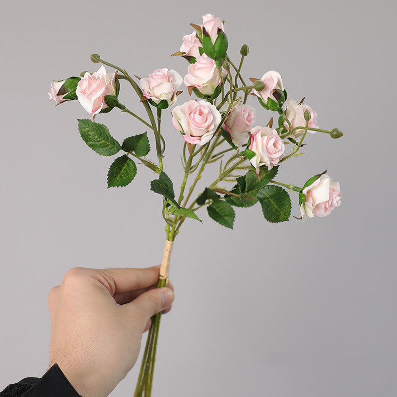 15 Inch Artificial Bubbles Spray Roses 10 Stems Bulk Wedding DIY Silk Flowers