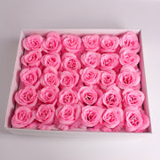 30 Pcs Artificial Glitter Roses Bouquet, 12 Inch DIY Silk Flowers for Weddings Anniversary