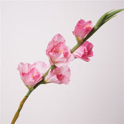 33.4 Inch Extra Tall Real Touch Gladiolus Stems 3 Pcs Lifelike Silk Artificial Flowers for Wedding Home Decor