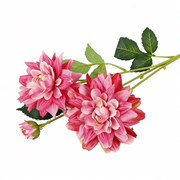 29 Inch Large Real Touch Dahlia Artificial Silk Flower for Wedding Home Decor
