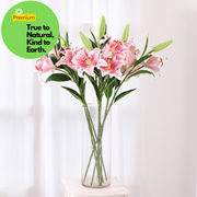Real Touch Tiger Lily Stem 34 Inch Artificial Silk Flower