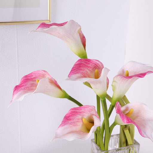 29 Inch Calla Lily Stem 10 Pcs Real Touch Soft Latex Artificial Flowers Bulk