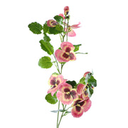 34 Inch Artificial Pansy Flowers Real Touch Stems Bulk Wholesale 34